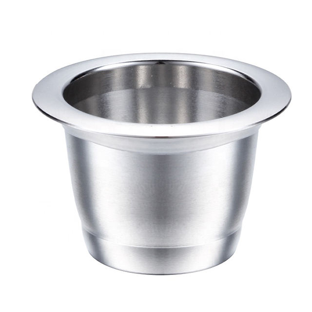 자동 접착 뚜껑을 가진 다시 채울 수 있는 빈 깍지 Nespresso 커피 캡슐