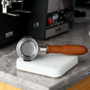 Ecocoffee Delonghi 용 51mm 커피 에스프레소 밑면이없는 나무 손잡이 커피 Portafilter