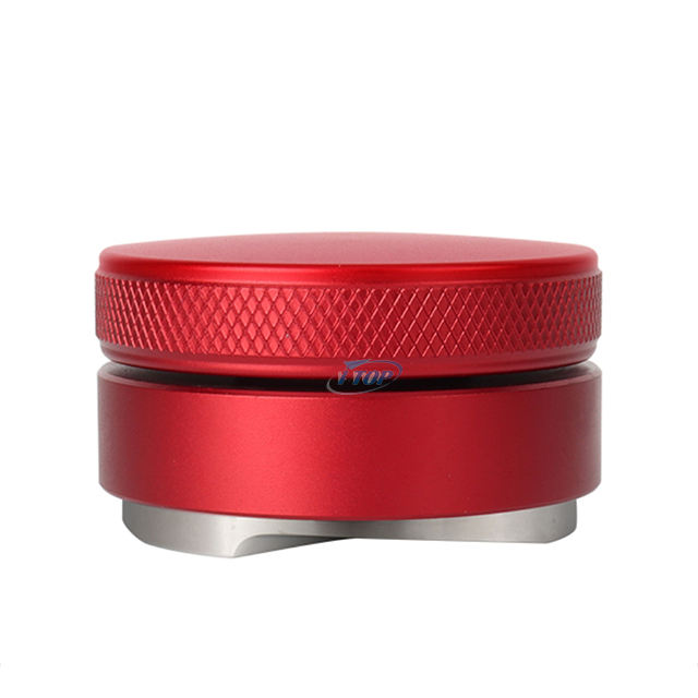 에스프레소 분배 도구 에스프레소 레벨러 51mm ~ 58mm 스테인레스 스틸 블랙 커피 분배기