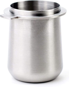 58mm Portafilter 투약 컵 에스프레소 커피 투약 컵 304 스테인레스 스틸 매트 블랙 비 스틱 코팅