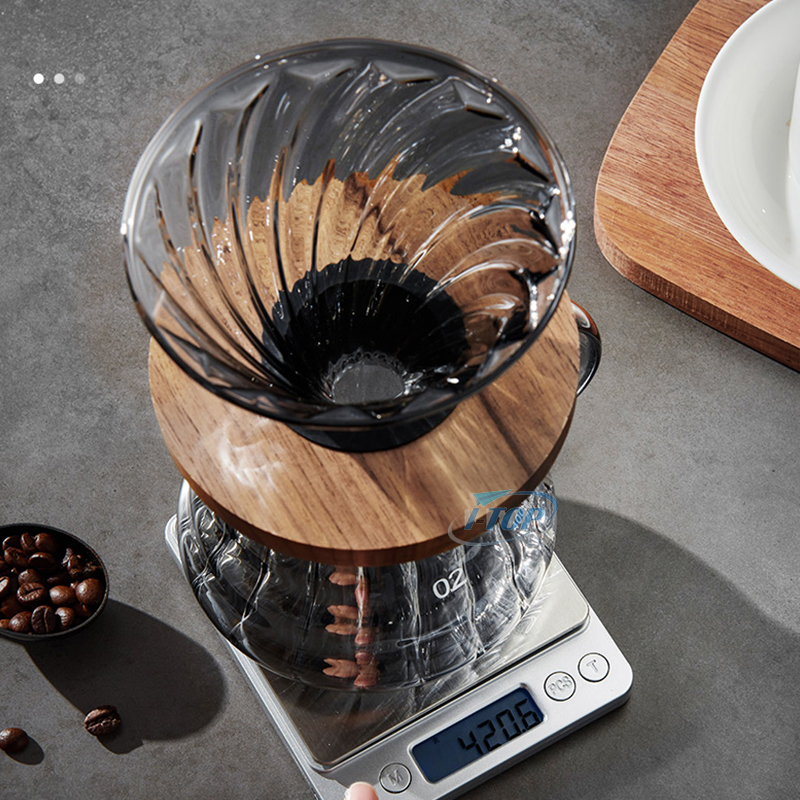 v60 야외 현대 수동 드립 여행 가방 선물 상자 포장 그라인더 냄비 주전자 커피 메이커 세트에 부어