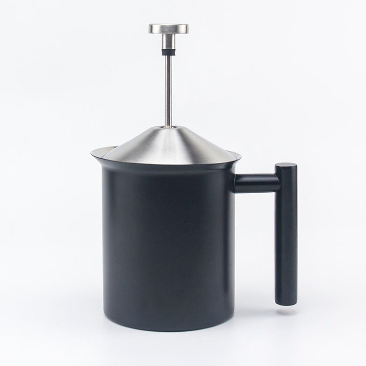 우유 Frother HomeGoal 스테인레스 스틸 수동 우유 Frother 핸드 헬드 커피 우유 Frothing 투수