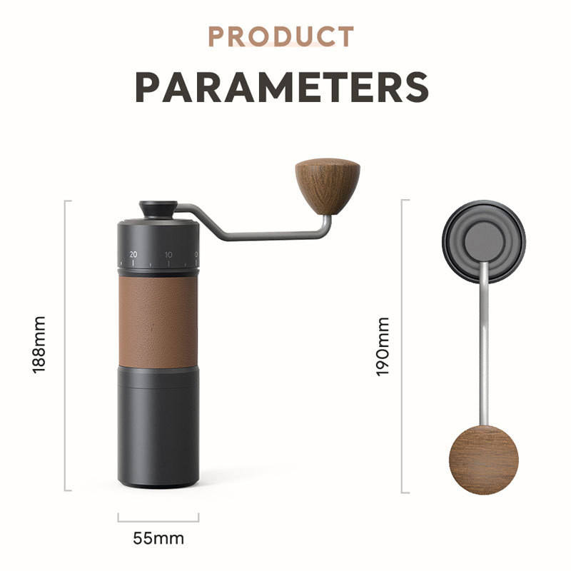 수동 커피 그라인더 에스프레소 메이커 용 멀티 그라인드 레벨 French Press Chemex 스테인레스 스틸 코어 420