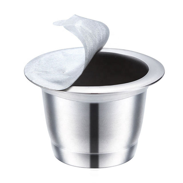 자동 접착 뚜껑을 가진 다시 채울 수 있는 빈 깍지 Nespresso 커피 캡슐