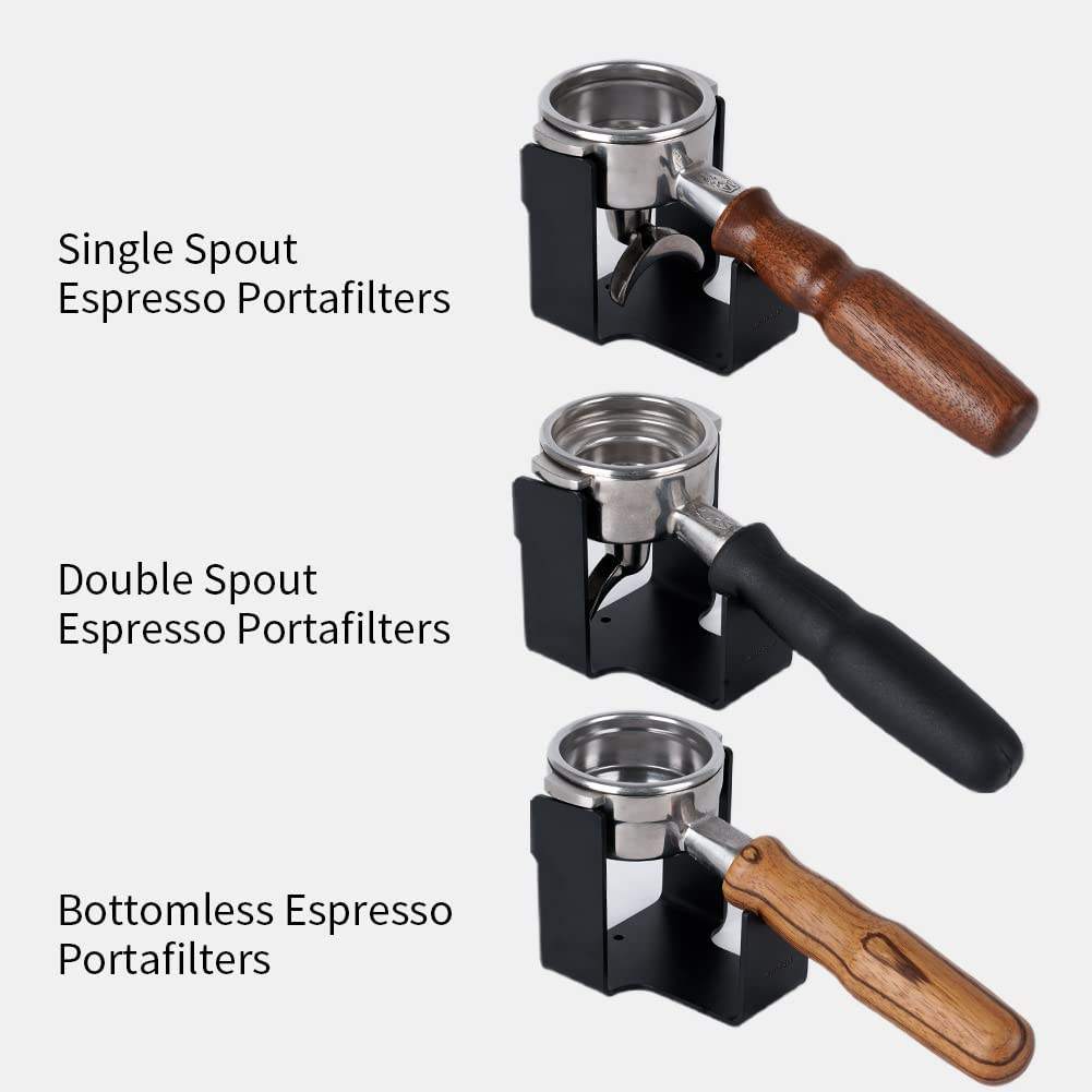 커피 Portafilter 벽 마운트 랙 내구성 에스프레소 Portafilter 벽 홀더 58mm 51mm 귀 브래킷