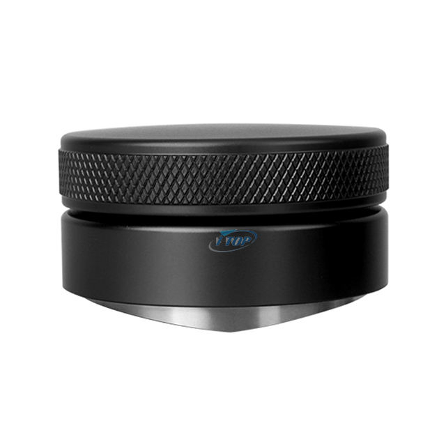 에스프레소 분배 도구 에스프레소 레벨러 51mm ~ 58mm 스테인레스 스틸 블랙 커피 분배기