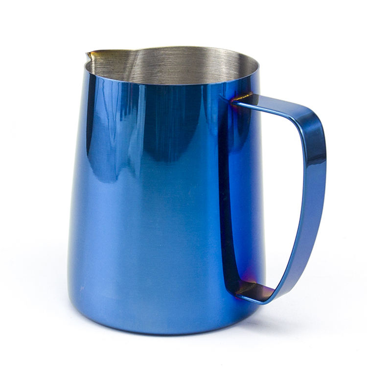 공장 사용자 정의 바리 스타 350ml 600ml 900ml 스테인레스 스틸 우유 주전자 Frothing 컵 금속 커피 에스프레소 김이 나는 우유 투수