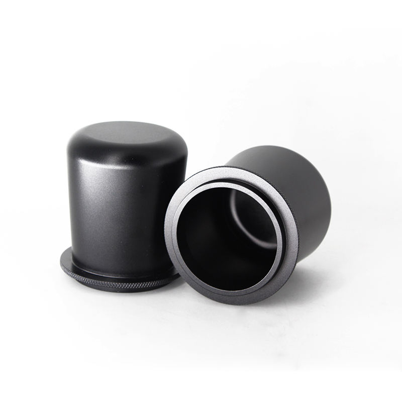 알루미늄 합금 53mm 커피 측정 컵 에스프레소 공작 기계 에스프레소 측정 깔때기 복용량 컵 바리 스타 커피 파우더