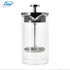 I-TOP GFP02 베스트셀러 수제 350ML 3.3 붕규산 유리 플라스틱 프렌치 프레스