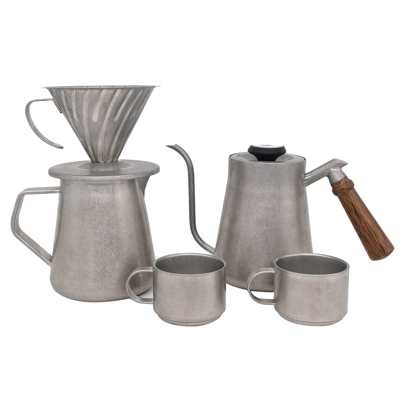 V60 커피 세트 세라믹 버 커피 그라인더 도저 필터 주전자 여행 가방 선물 키트 바리 스타 도구 에스프레소 커피 선물 세트