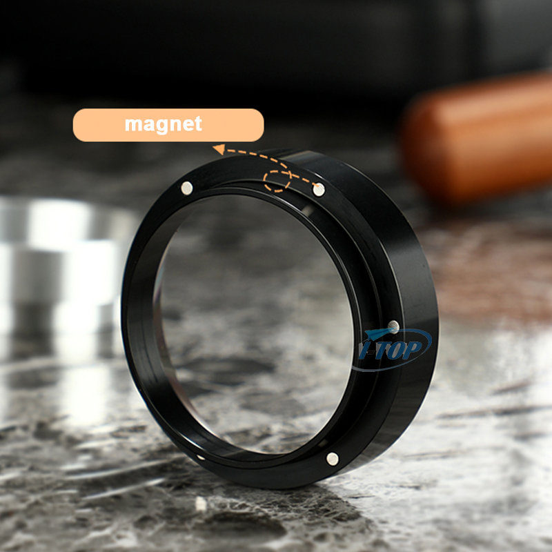 51mm/53mm/58mm 에스프레소 투약 깔때기 스테인레스 스틸 커피 투약 링 51mm/54mm/58mm portafilter와 호환 가능