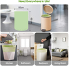 100% Compostable 폐기물 가방 주방 음식 스크랩 가방 가정용 작은 퇴비 욕실 쓰레기 봉투