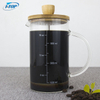 I-TOP GFP15 고품질 상업용 드립 스테인레스 에스프레소 프레스 커피 메이커 내열성 프렌치 프레스 350 ml 유리