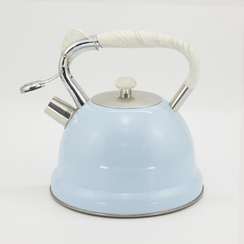 IT-CP1043 뜨거운 물 색깔 회화 쟁반 휘파람을 가진 휘파람 주전자 차 주전자