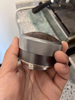 58MM 커피 분배기, 스테인레스 스틸 커피 분배기 호두 장식 나무와 조절 가능한 높이 커피 분배기