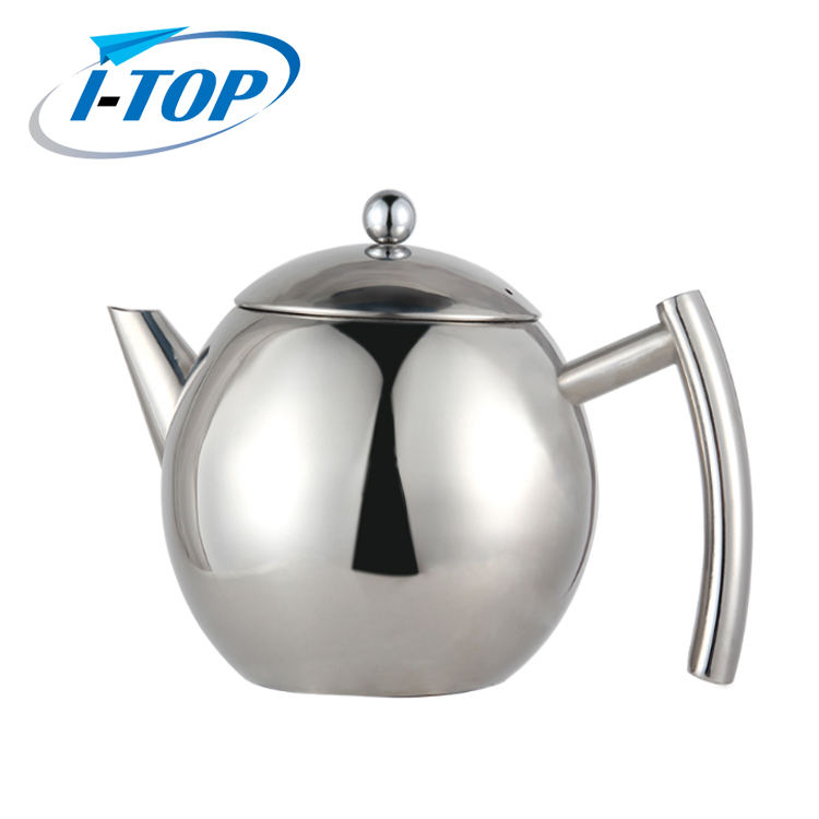느슨한 차를 위한 찻주전자 인퓨저가 있는 인퓨저 티 워머가 있는 스테인레스 스틸 34oz-50oz 찻주전자