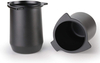 58mm Portafilter 투약 컵 에스프레소 커피 투약 컵 304 스테인레스 스틸 매트 블랙 비 스틱 코팅