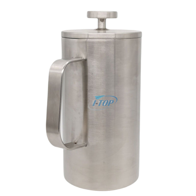 스테인레스 스틸 프렌치 프레스 커피 메이커 이중 벽 절연 커피 프레스 및 차 브루어 Easy Clean French Press
