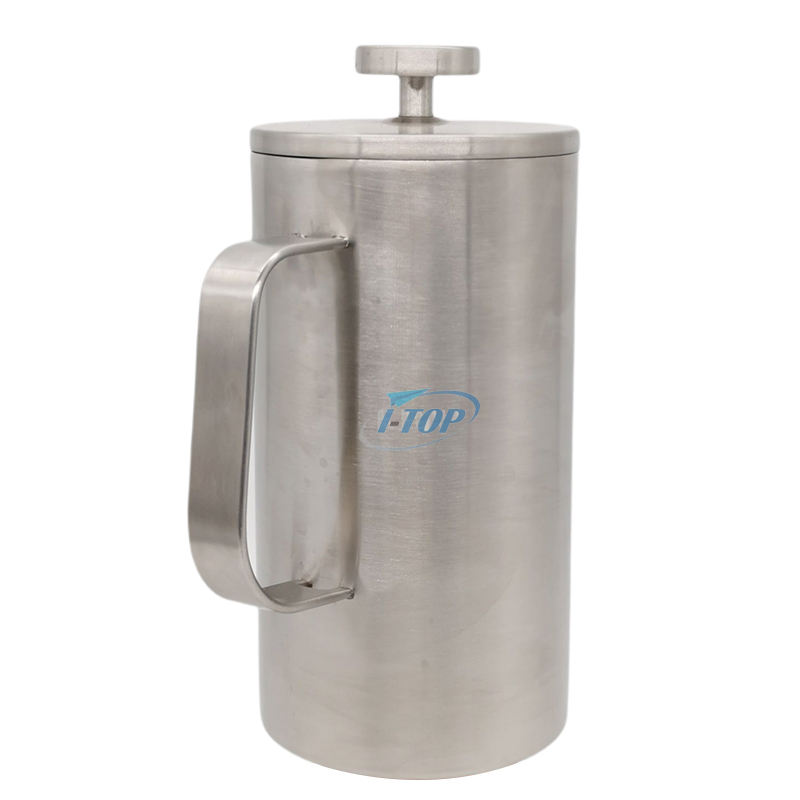 스테인레스 스틸 프렌치 프레스 커피 메이커 이중 벽 절연 커피 프레스 및 차 브루어 Easy Clean French Press