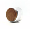 58MM 커피 분배기, 스테인레스 스틸 커피 분배기 호두 장식 조정 가능한 높이 커피 분배기 나무