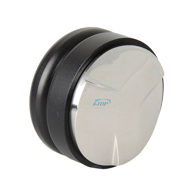 에스프레소 분배 도구 에스프레소 레벨러 51mm ~ 58mm 스테인레스 스틸 블랙 커피 분배기