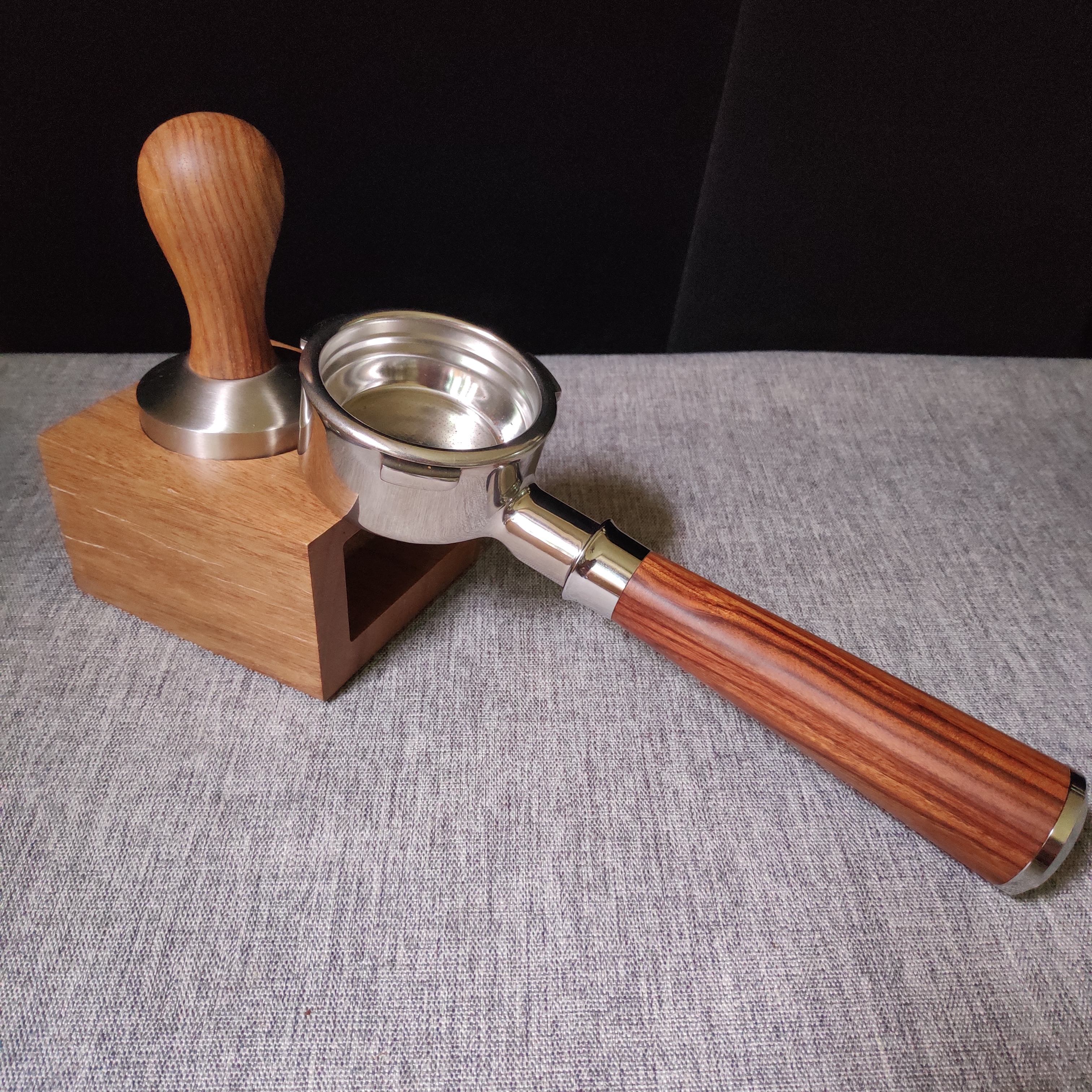 고품질 스테인레스 스틸 프리미엄 54mm Naked Bottomless Portafilter, Barista BES 870/878/880 교체와 호환 가능