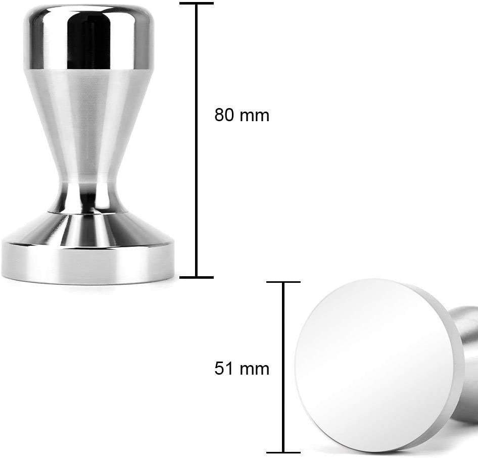 스테인레스 스틸 커피 탬퍼 바리 스타 에스프레소 탬퍼 51mm.53mm.58mm 기본 커피 콩 프레스, 에스프레소 커피 탬퍼
