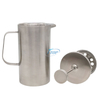 스테인레스 스틸 프렌치 프레스 커피 메이커 이중 벽 절연 커피 프레스 및 차 브루어 Easy Clean French Press