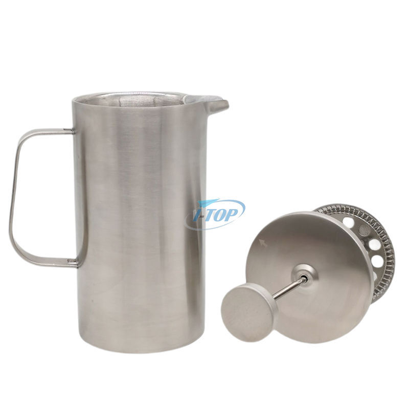 스테인레스 스틸 프렌치 프레스 커피 메이커 이중 벽 절연 커피 프레스 및 차 브루어 Easy Clean French Press