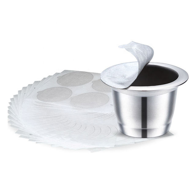 자동 접착 뚜껑을 가진 다시 채울 수 있는 빈 깍지 Nespresso 커피 캡슐