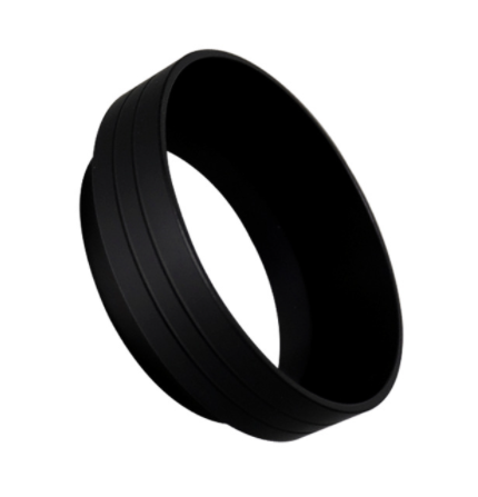 도징 링 알루미늄 커피 파우더 도징 링 깔때기 자기 교체 커피 메이커 액세서리 블랙(58MM)