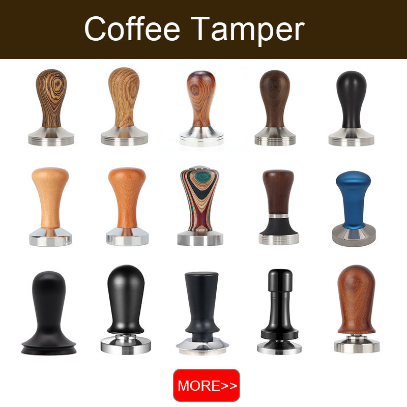 커피 탬핑 세트 나무 손잡이 커피 해머 탬핑 키트 및 배포용 커피 교반기가 있는 도구